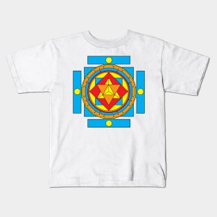 Merkaba Mandala Kids T-Shirt